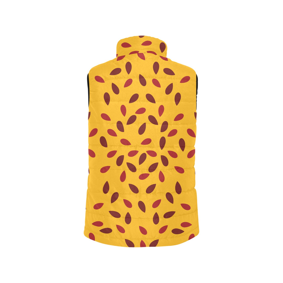 Passion fruit texture Women's Padded Vest