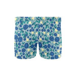 blueberry design pattern Men's Swimming Trunks