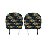 Bowling balls flame pattern Car Headrest Cover