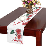 Hand drawn cherry pattern Table Runner