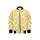 Popcorn Pattern Print Design 04 Kids' Boys' Girls' Bomber Jacket