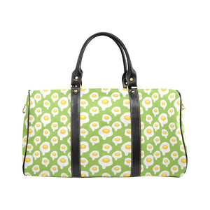 Fried Eggs Pattern Print Design 01 Travel Bag