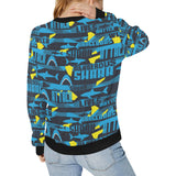 Shark dangerous Women's Crew Neck Sweatshirt