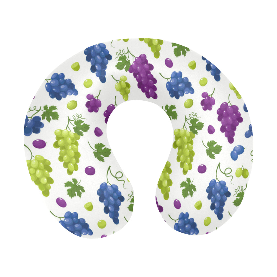 Grape pattern U-Shaped Travel Neck Pillow