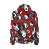 Billiard Ball Pattern Print Design 05 Men's Padded Hooded Jacket