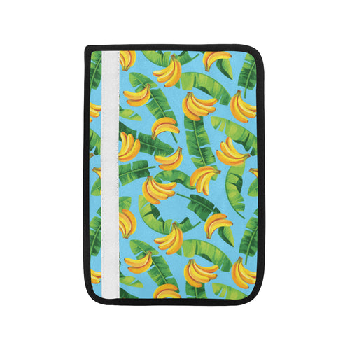 banana leaves banana design pattern Car Seat Belt Cover