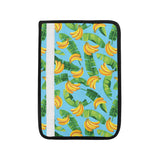 banana leaves banana design pattern Car Seat Belt Cover