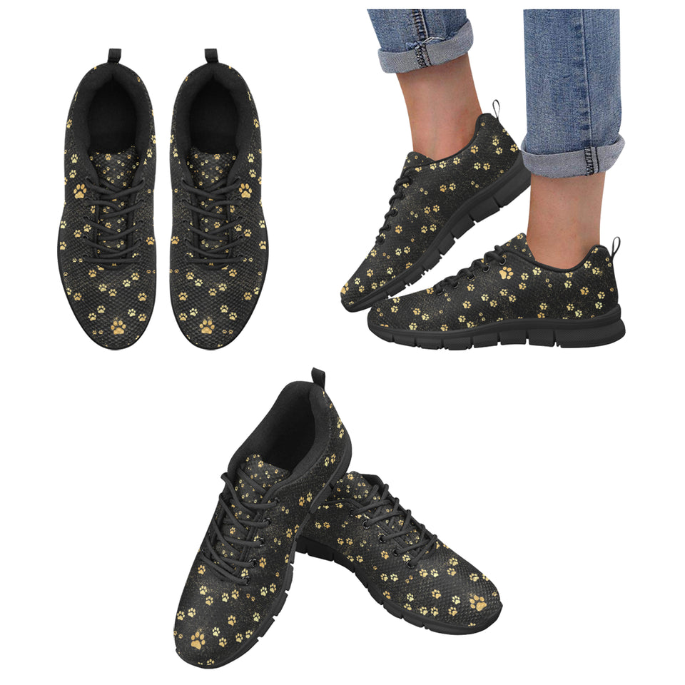 Dog Paws Pattern Print Design 05 Women's Sneaker Shoes