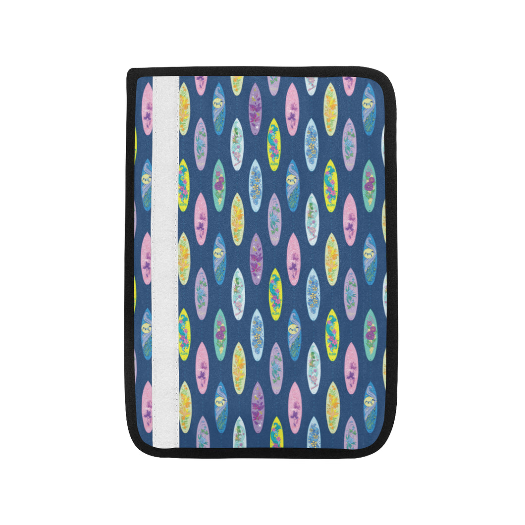 Surfboard Pattern Print Design 03 Car Seat Belt Cover