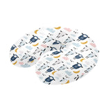 Cute sleeping sheep moon cloud pattern U-Shaped Travel Neck Pillow