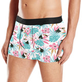 Toucan tropical flower leave pattern Men's All Over Print Boxer Briefs Men's Underwear