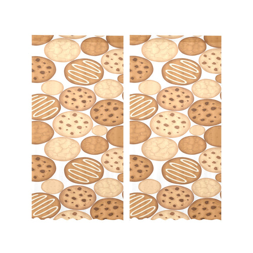 Various cookie pattern Gauze Curtain