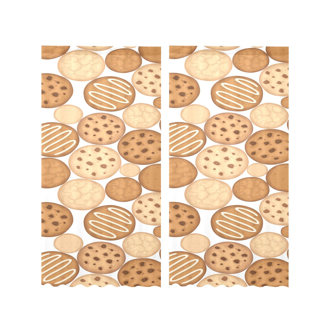 Various cookie pattern Gauze Curtain