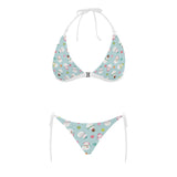 Cute snowman snowflake pattern Sexy Bikinis Two-Piece Swimsuits