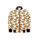 Sandwich Pattern Print Design 02 Kids' Boys' Girls' Bomber Jacket