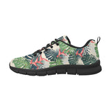 heliconia flowers, palm and monstera leaves Women's Sneaker Shoes