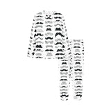 Mustache Beard Pattern Print Design 04 Kids' Boys' Girls' All Over Print Pajama Set