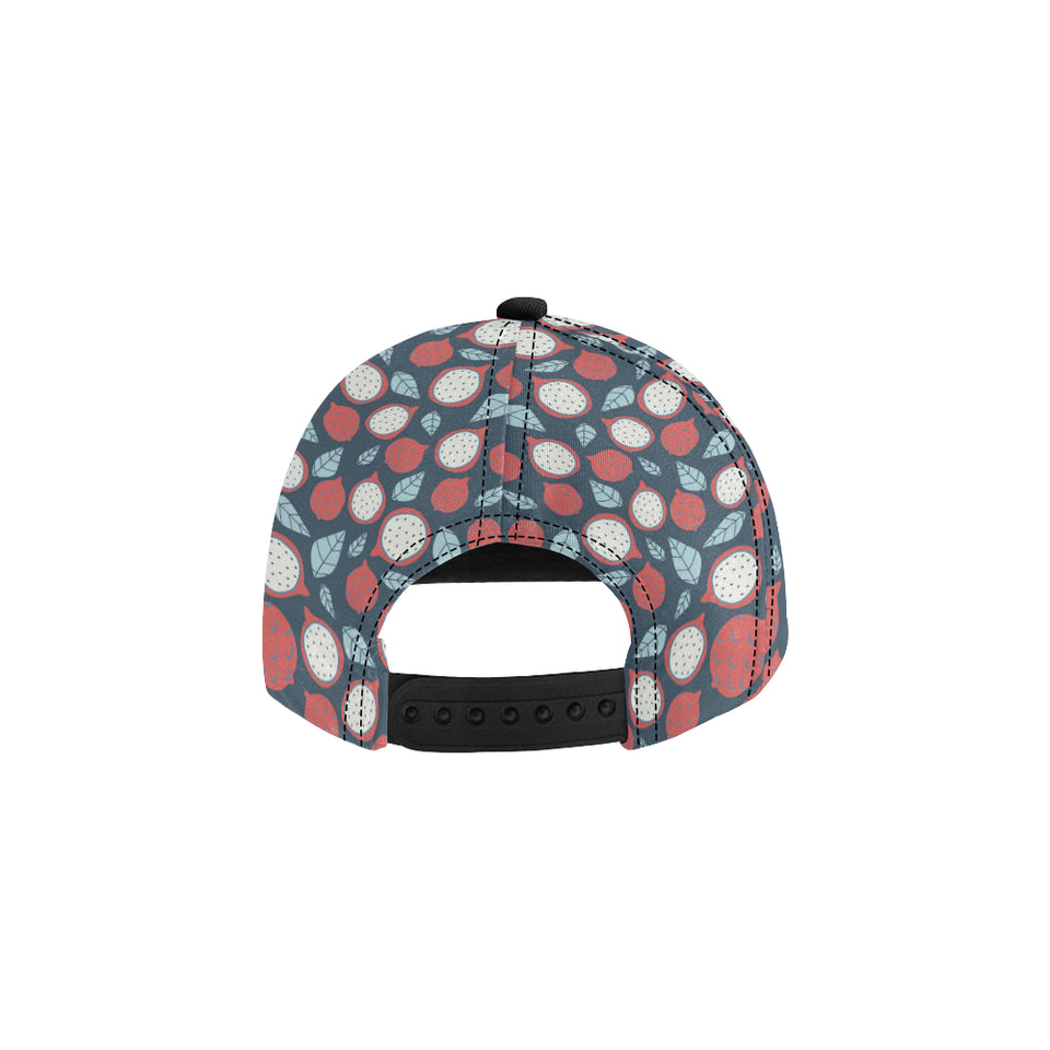 dragon fruits dark blue background All Over Print Snapback Cap