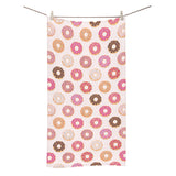 Colorful donut pattern Bath Towel