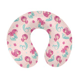 Cute little mermaid pattern U-Shaped Travel Neck Pillow