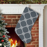 nautical steering wheel rope pattern Christmas Stocking