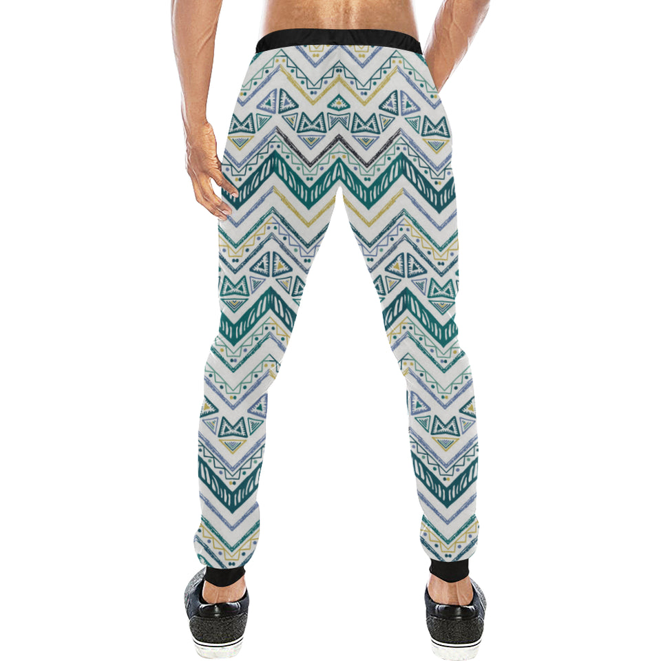 zigzag  chevron paint design pattern Unisex Casual Sweatpants