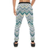 zigzag  chevron paint design pattern Unisex Casual Sweatpants
