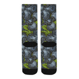 blueberry pattern Crew Socks