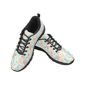Coral Reef Pattern Print Design 02 Men's Breathable Sneakers ( Model 055)