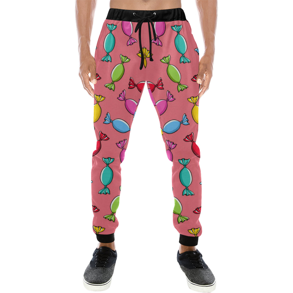 Colorful wrapped candy pattern Unisex Casual Sweatpants