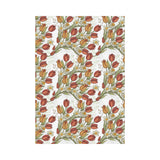 Red tulips and daffodils pattern House Flag Garden Flag