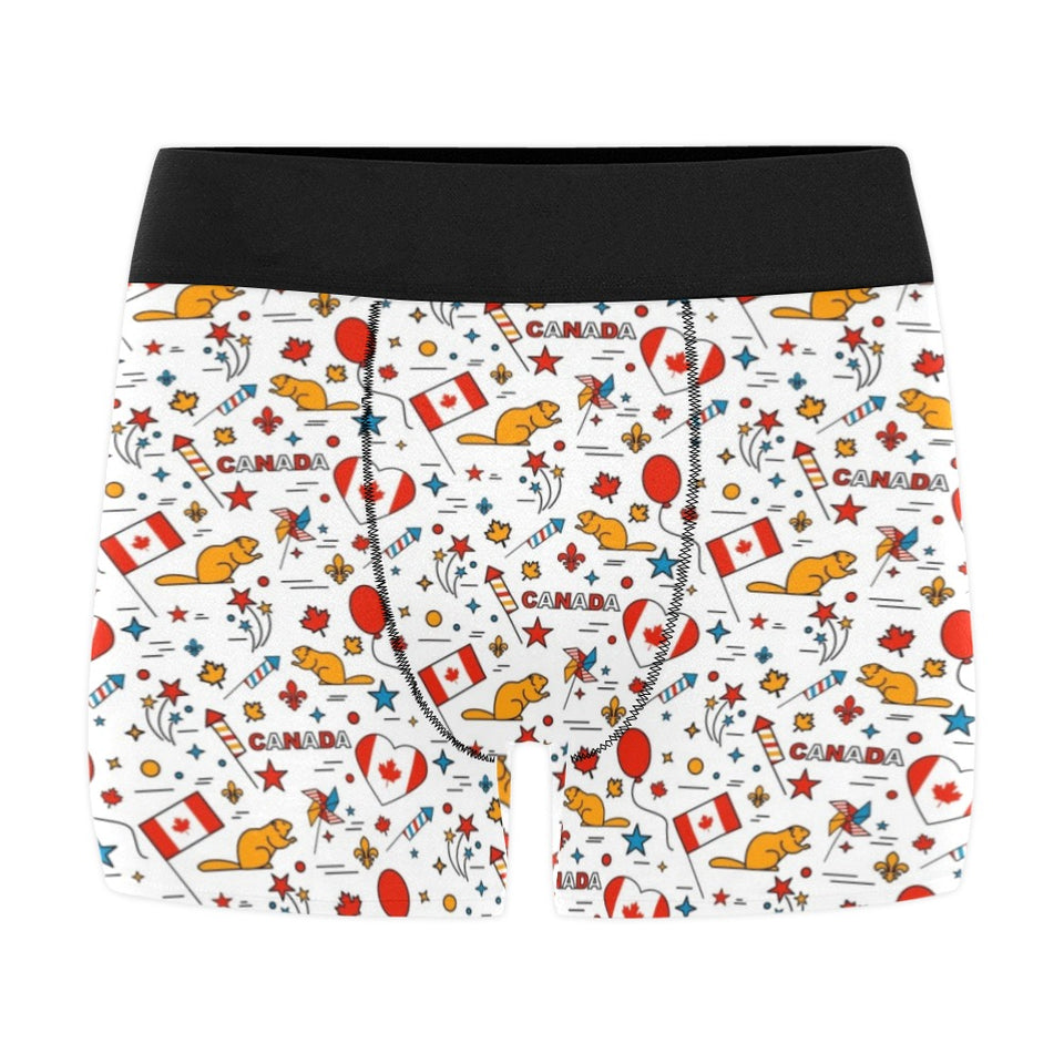 Canada Pattern Print Design 03 Men's All Over Print Boxer Briefs Men's Underwear