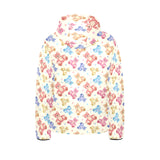 Teddy Bear Pattern Print Design 05 Kids' Boys' Girls' Padded Hooded Jacket