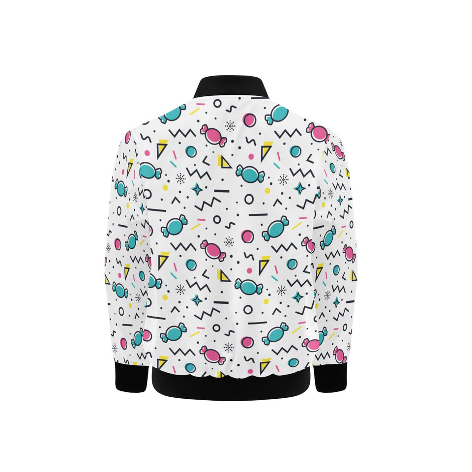 Candy design pattern Kids' Boys' Girls' Bomber Jacket