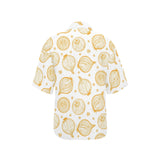 hand drawn onion pattern Women's All Over Print Hawaiian Shirt