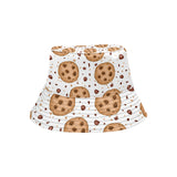 chocolate chip cookie pattern Unisex Bucket Hat