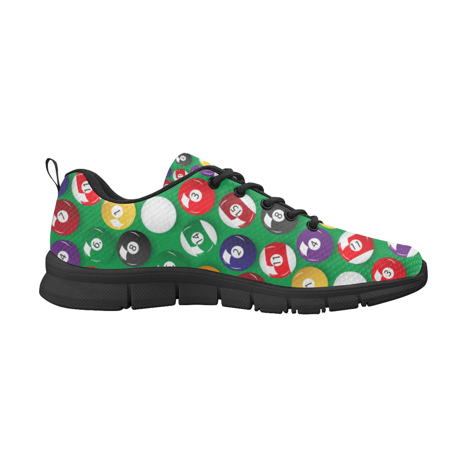 Billiard Ball Pattern Print Design 02 Men's Breathable Sneakers ( Model 055)