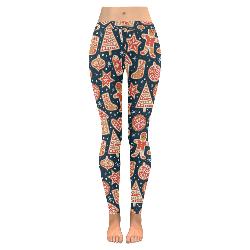 Christmas gingerbread cookie pattern Women's Legging Fulfilled In US