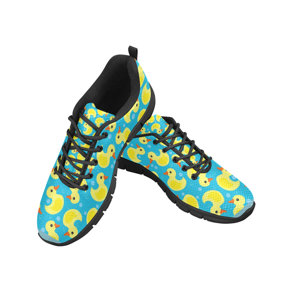 Duck Toy Pattern Print Design 04 Men's Breathable Sneakers ( Model 055)