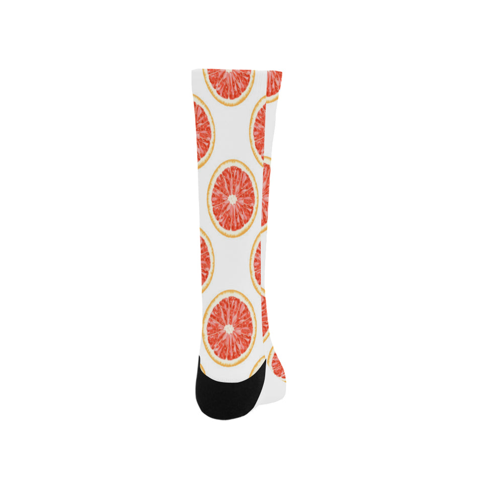 Grapefruit pattern Crew Socks
