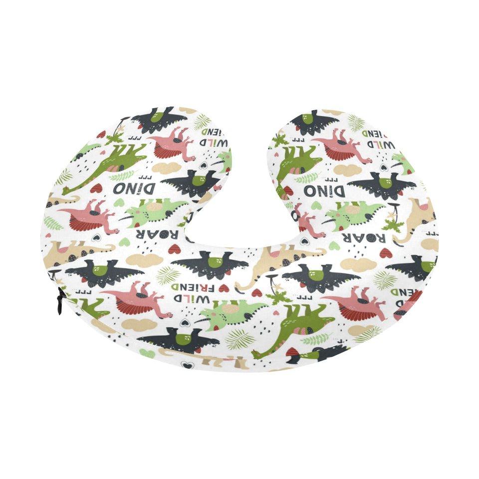Cute dinosaurs pattern U-Shaped Travel Neck Pillow