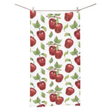 Red apples pattern Bath Towel