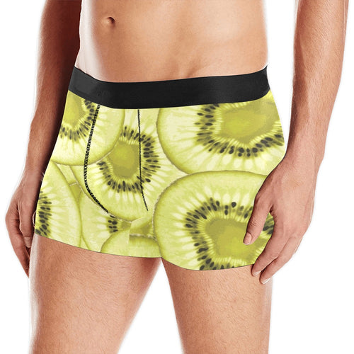 Sliced kiwi pattern Men's All Over Print Boxer Briefs Men's Underwear