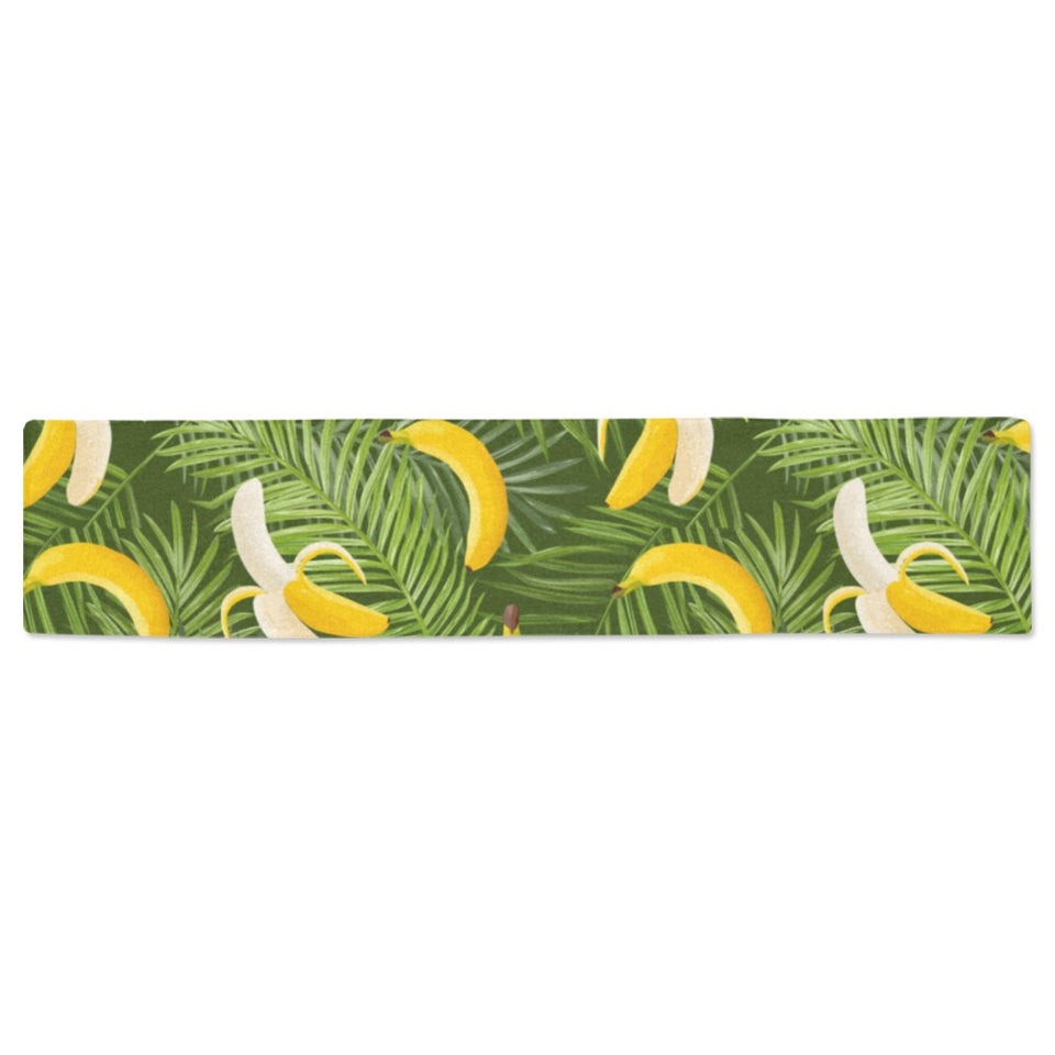 Banana Palm Leaves pattern Table Runner