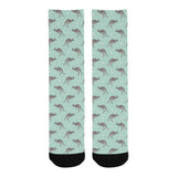 Kangaroo pattern background Crew Socks