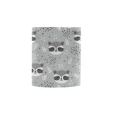 Cute raccoons leaves dot Morphing Mug Heat Changing Mug