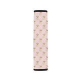 Golden Retriever Pattern Print Design 02 Car Seat Belt Cover