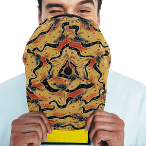 Kangaroo Australian aboriginal art pattern All Over Print Snapback Cap