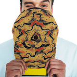 Kangaroo Australian aboriginal art pattern All Over Print Snapback Cap