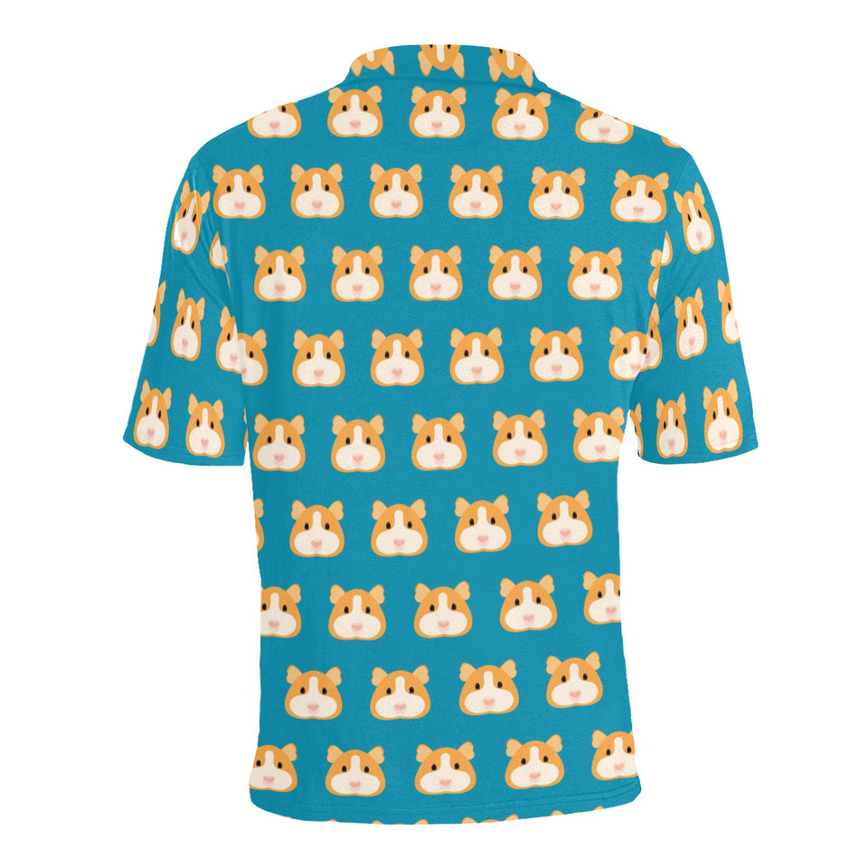 Guinea Pig Pattern Print Design 03 Men's All Over Print Polo Shirt